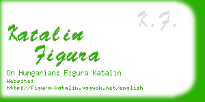 katalin figura business card